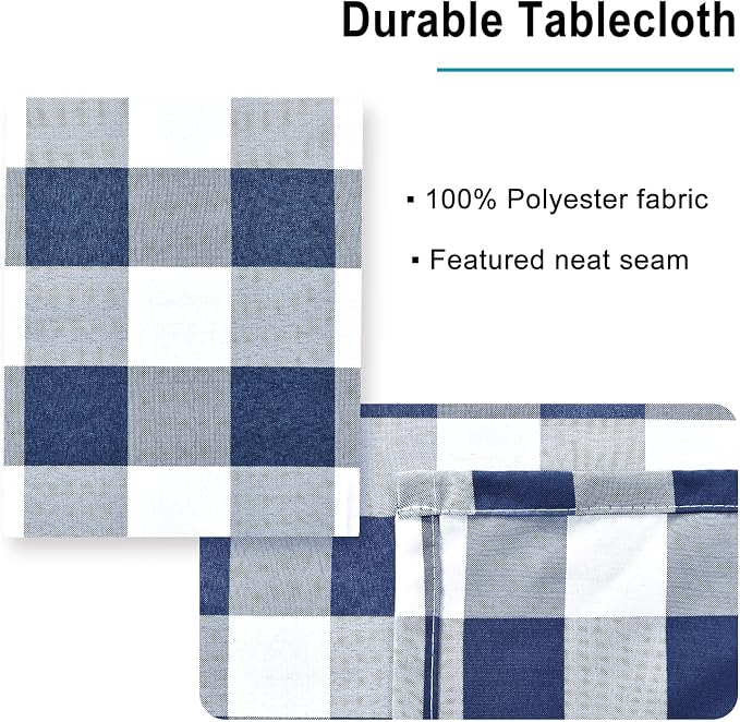 Checkered Tablecloth Rectangle - Image 4
