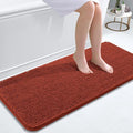 OLANLY Bathroom Runner Rugs 47x20, Soft Absorbent Chenille Bath Rugs, Rubber by OLANLY