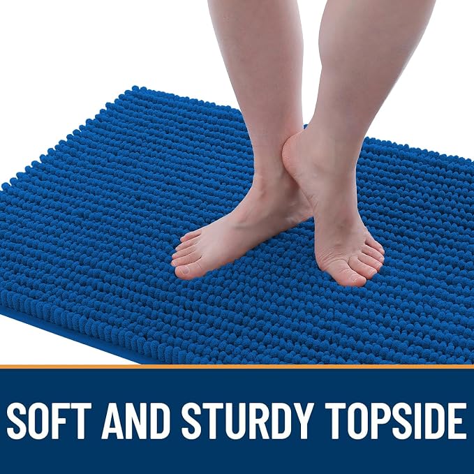 OLANLY Dog Door Mat for Muddy Paws 44x24, Ultra Absorbent Chenille Mud Doormat - Image 3