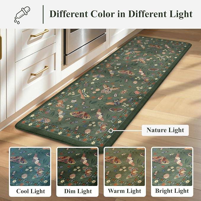 LEEVAN Anti Fatigue Mats for Kitchen Floor Non-Slip, Cushioned Kitchen Mats for - Image 10