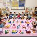 6x9 ABC Classroom Rug for Kids Playroom, Alphabet Rug by Unknown