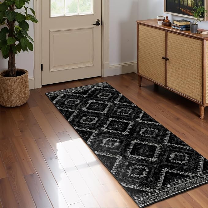 BESTSWEETIE Area Rug 2x8 Rug Machine Washable Non-Slip Low Pile Print Pattern - Image 6