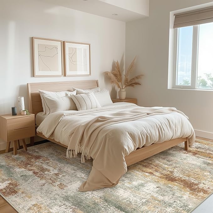 BEIMO Area Rugs 5x8 for Living Room Bedroom, Modern Abstract Machine Washable - Image 5