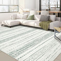Nakagishi Green Rug Living Room Rugs: 9x12 Washable Boho Large Neutral Soft by NakagishiAreaRug