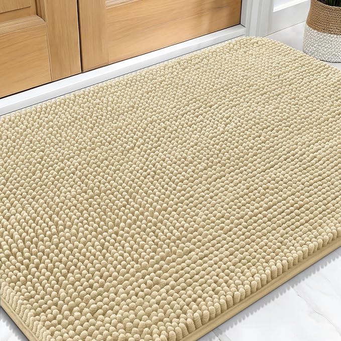 OLANLY Dog Door Mat for Muddy Paws 30x20, Absorbs Moisture and Dirt, Absorbent by OLANLY