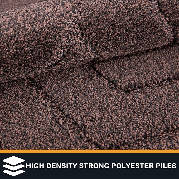 PURRUGS Dirt Trapping Door Mat 24" x 59", Non-Slip Machine Washable Entry Rug - Image 3