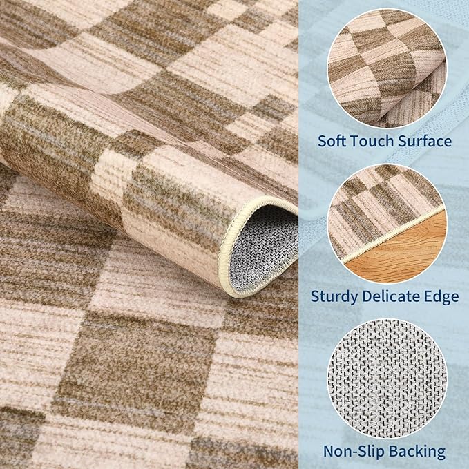 GarveeHome 2×8 Kitchen Runner Rug Non Slip, Washable Runner Rug - Image 5