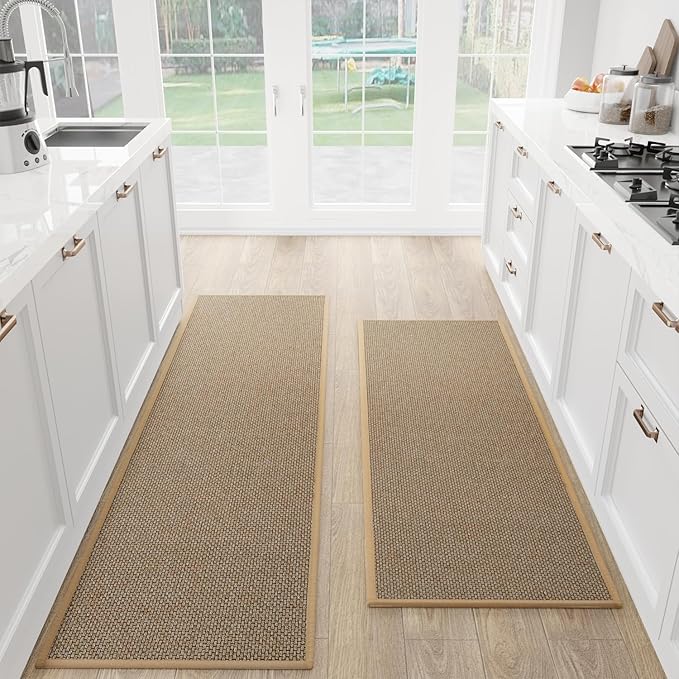 SUMLANS Kitchen Mat Set of 2 PCS, Cushioned Non Slip Rugs by SUMLANS