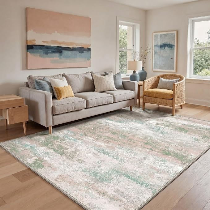 BEIMO Area Rugs 8x10 for Living Room Bedroom, Modern Abstract Machine Washable by BEIMO