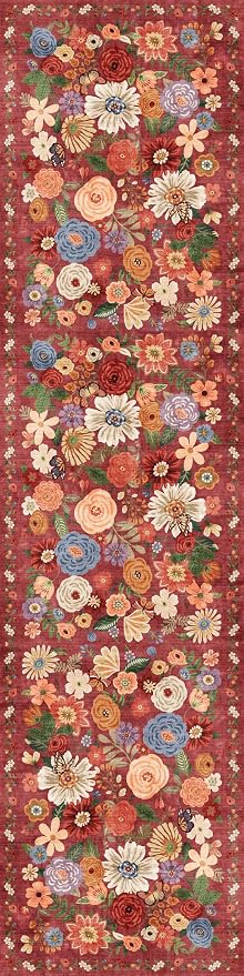 Rug for Hallways Kitchen Rug 2'6" x 14', Non Slip Washable Rugs - Image 2