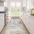 Runner Rug Kitchen Washable Rugs: 3x10 Non-Slip Abstract Soft Modern Stain by LOONGRUG