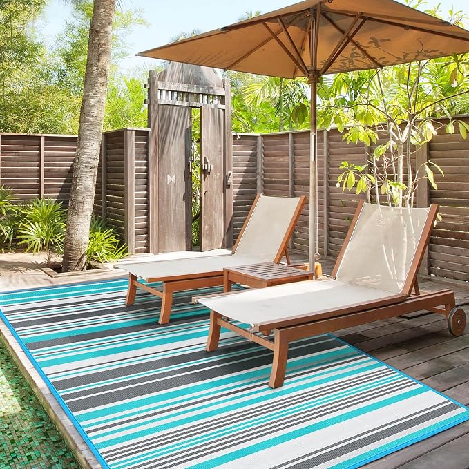 Outdoor Patio Plastic Rug Waterproof - Image 3