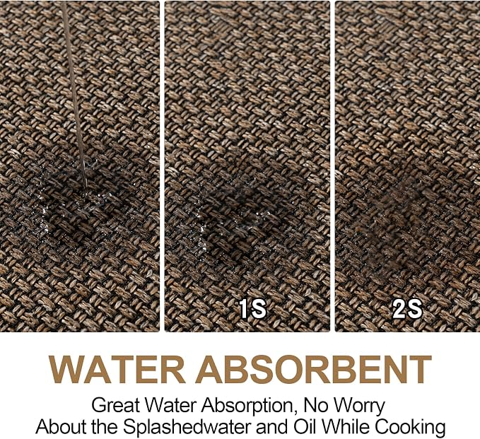 SUMLANS Kitchen Mat Set of 2 PCS, Cushioned Non Slip Rugs - Image 7
