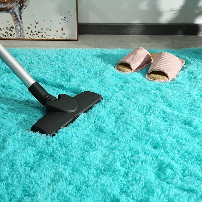 Andecor Soft Fluffy Bedroom Rugs, 5 x 8 Feet Indoor Shaggy Plush Area Rug - Image 4