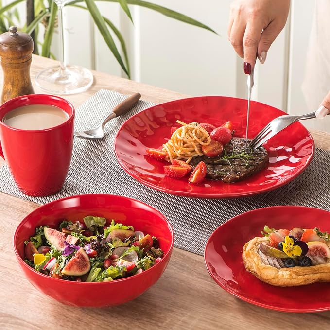 vicrays Ceramic Salad Bowls Set - Image 3