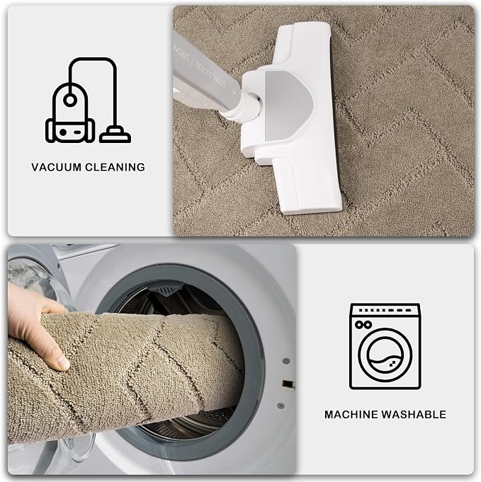 PURRUGS Dirt Trapping Door Mat 34" x 59", Non-Slip Machine Washable Entry Rug - Image 7
