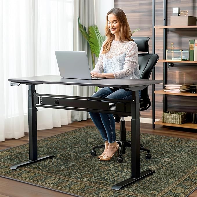 36"x60" Office Chair Mat for Hardwood Tile Floor, Under Desk Carpet Protector - Image 2