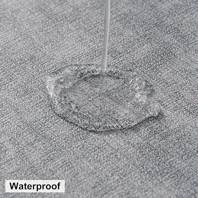Round Faux Leather Placemat and Coaster 4 Packs, Washable Heat Resistant Dining - Image 6