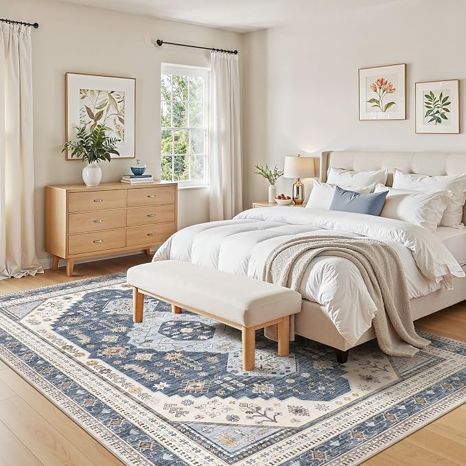 10x14 Washable Area Rug, Large Rugs - Image 8