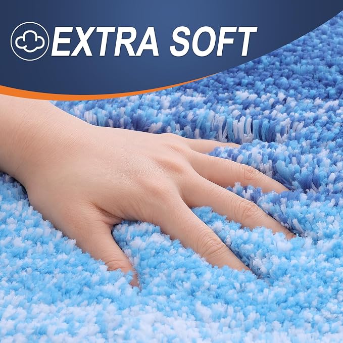 OLANLY Bathroom Runner Rugs Mat 59x20, Extra Soft Absorbent Microfiber Bath Rugs - Image 2