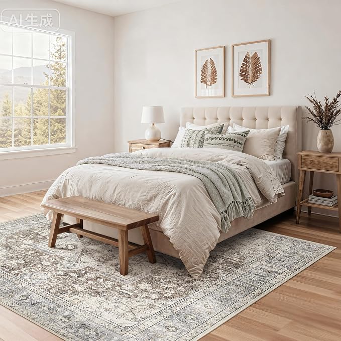 Tortania 8' Square Area Rug Living Room Rugs - Image 2