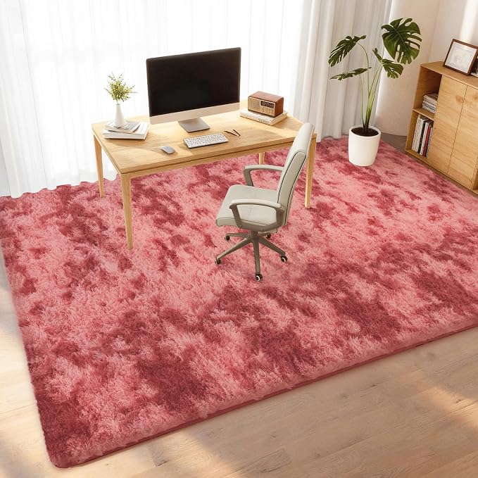 Litanika 5x8 Fluffy Shag Faux Fur Area Rug - Image 3