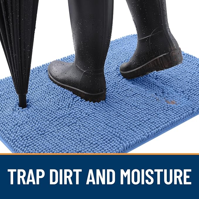 OLANLY Dog Door Mat for Muddy Paws 40x32, Absorbs Moisture and Dirt, Absorbent - Image 2