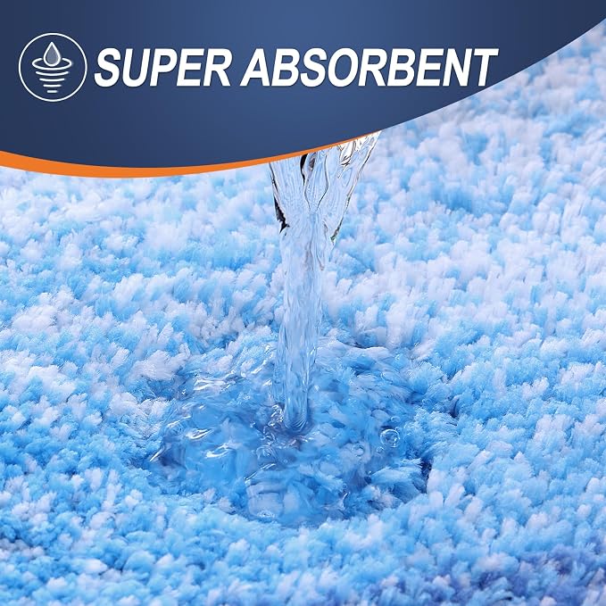 OLANLY Bathroom Runner Rugs Mat 59x24, Extra Soft Absorbent Microfiber Bath Rugs - Image 3