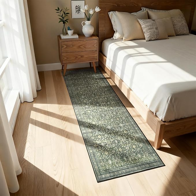 Lofus 2'6"x10' Area Rug for Hallways, Low Pile Soft Carpet Runner for Kitchen - Image 5