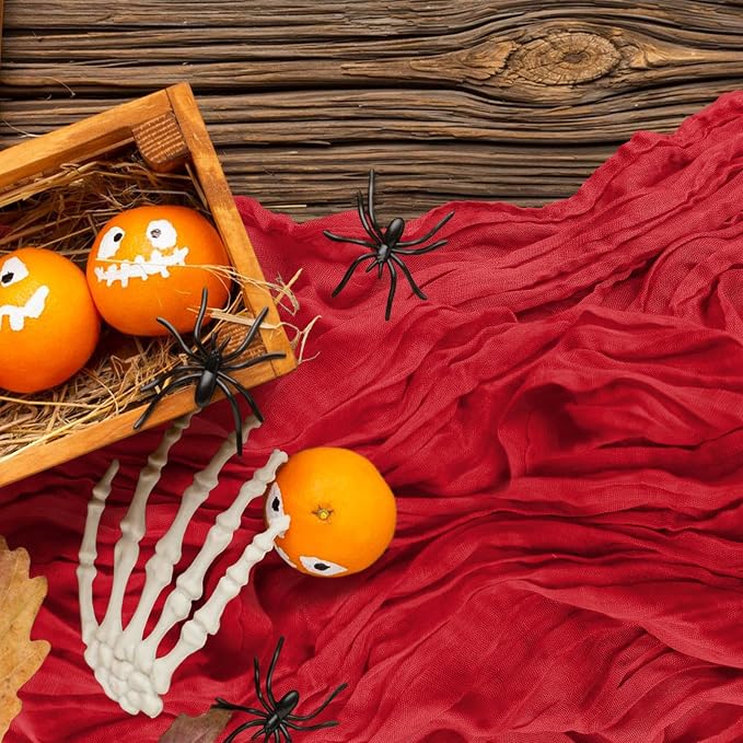 6 Pack Cheesecloth Table Runner 10Ft Christmas Gauze Boho Table Runners - Image 5