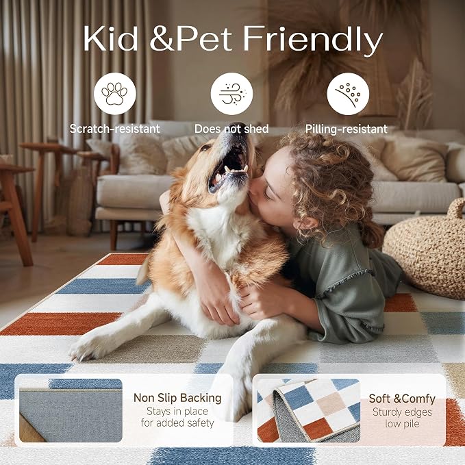 PureCozy Machine Washable 3x5 Area Rugs - Image 3