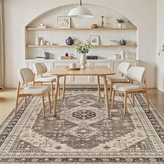 10x14 Washable Area Rug, Large Rugs - Image 7