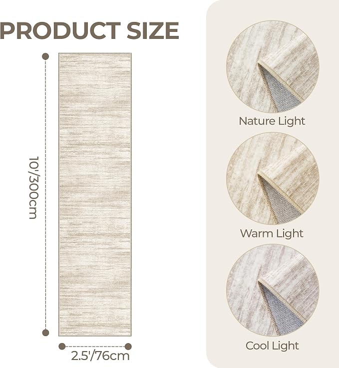 Kitchen Runner Rugs Non Skid Washable - Image 2