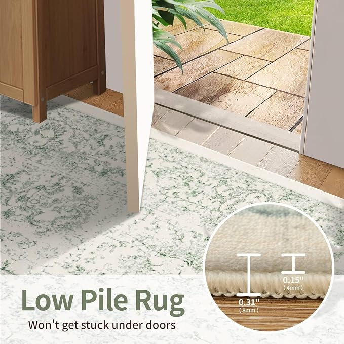 Rugxara Washable Area Rug for Living Room, Bedroom Kitchen - Image 6