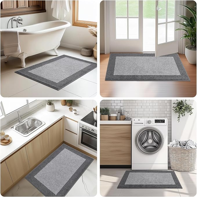 Machine Washable Kitchen Rug 24" x 36", Non Slip Kitchen Mat - Image 6