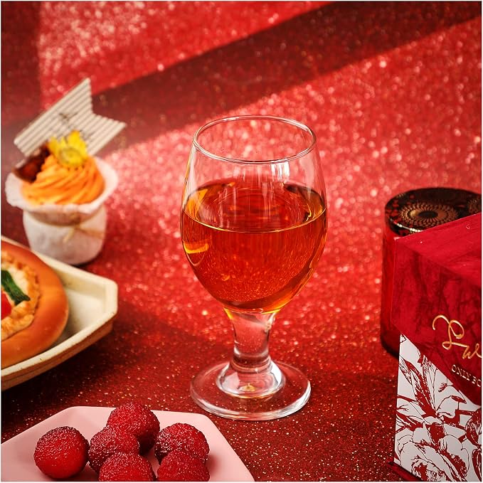 Patelai Set of 1 Water Goblet, 13.5 oz Clear Drinking Glasses Bulk Dishwasher - Image 5