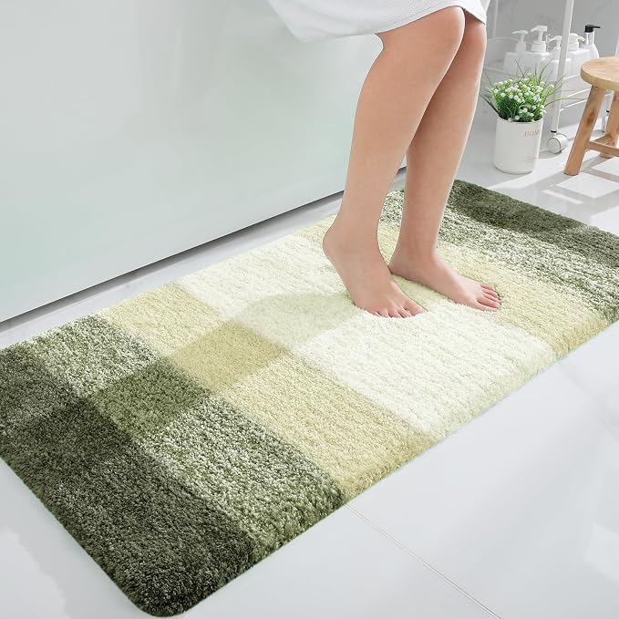 OLANLY Large Bathroom Rugs Mat 45x27, Extra Soft Absorbent Microfiber Bath Rugs by OLANLY