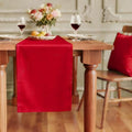 FOLINS&HOME Red Waterproof Decorative Table Runner 108 Inches Long | 210GSM by FOLINSHOME