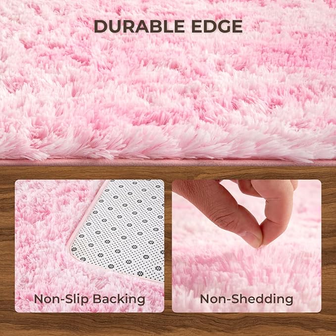 Litanika 4x6 Fluffy Shag Faux Fur Area Rug - Image 6