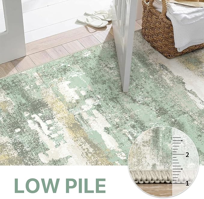 BEIMO Area Rugs 7'6"x9'6" for Living Room Bedroom, Modern Abstract Machine - Image 8