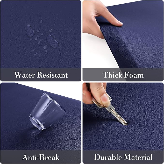 HappyTrends 2 PCS Kitchen Mat Cushioned Anti-Fatigue Floor Mat, Heavy Duty - Image 4