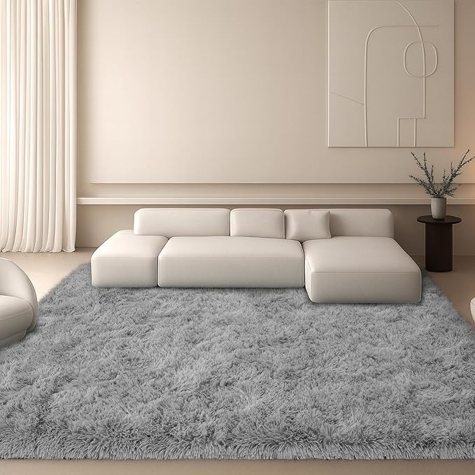 Large 9x12 Area Rug for Living Room, Soft Shag Rugs for Bedroom, Non-Slip Ultra - Image 4