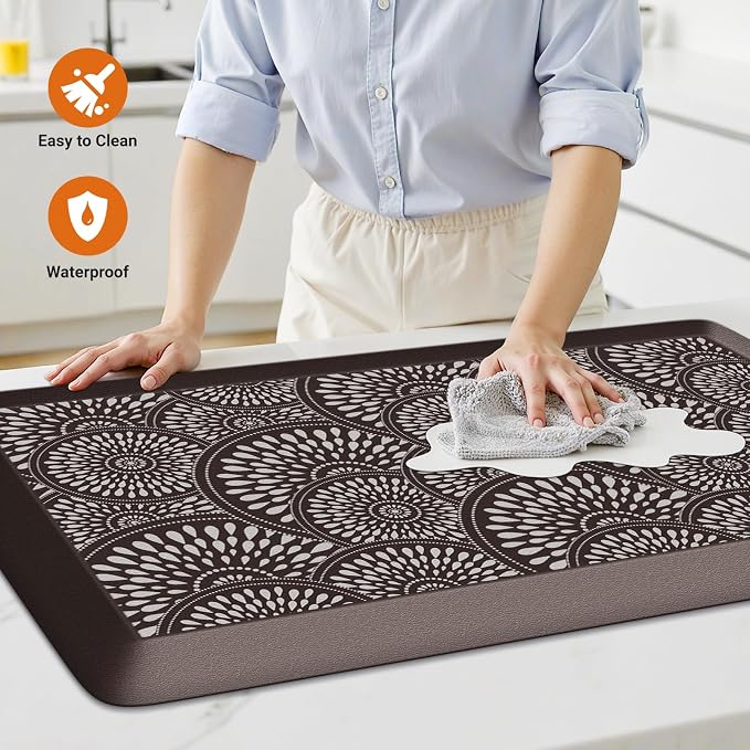 Mattitude 4/5 Inch Kitchen Mat, 17.3x39in Heavy Duty Ergonomic Comfort Foam - Image 5