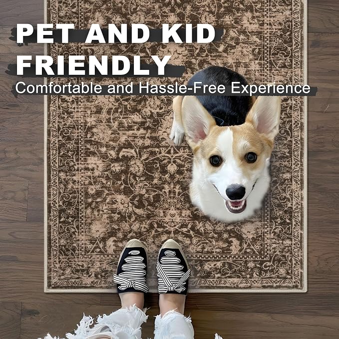 KILOCOCO Area Rug 3x5 Washable Rug - Image 4