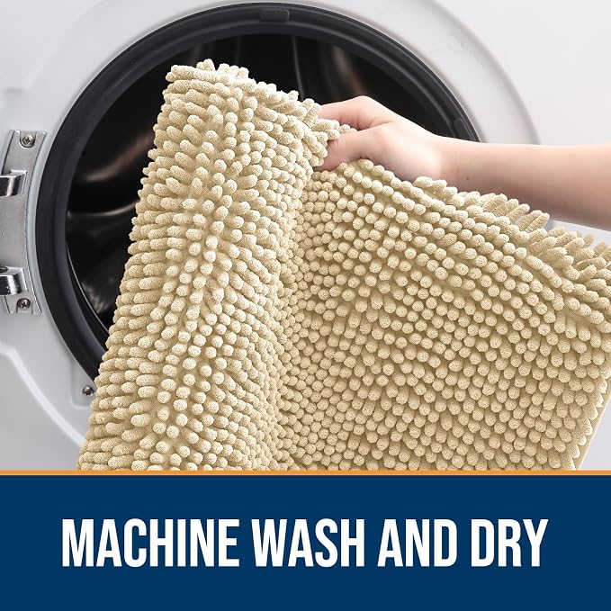 OLANLY Dog Door Mat for Muddy Paws 70x24, Absorbs Moisture and Dirt, Absorbent - Image 5