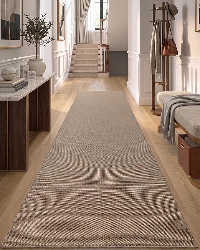DEXI Hallway Runner Rug 2'8"x12', Non Slip Rubber Backed Runners Carpet - Image 8