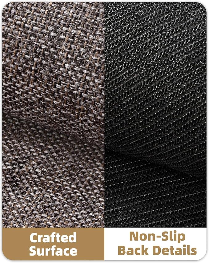 Color&Geometry Ultra Thin Indoor Door Mat 36"x56", Non Slip Rubber Backed Dirt - Image 6