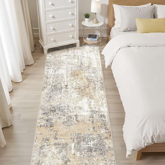 Runner Rug Kitchen Washable Rugs: 2x10 Non-Slip Abstract Soft Modern Stain - Image 6