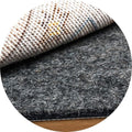 BAGAIL Felt and Natural Rubber Backing Rug Pads 1/4” Thick, Round 4 Ft Non Slip by BAGAILBASICS