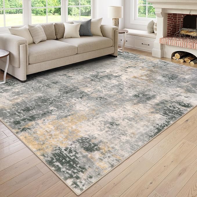 Lahome Modern Abstract 9x12 Area Rugs - Image 4